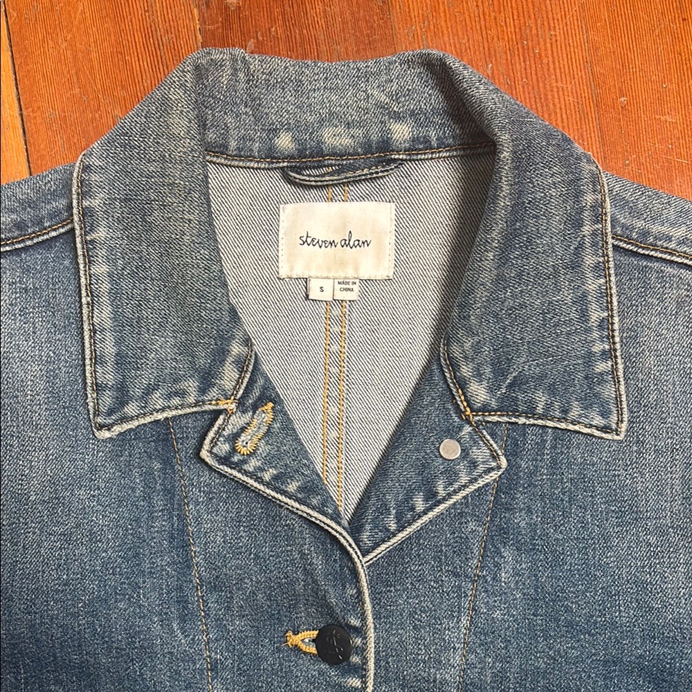 Denim Blue Women's Jacket - Picture 2 of 5